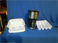 Sunbeam coffee maker, cutlery trays