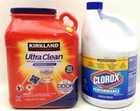 Clorox Bleach & Kirkland Laundry Detergent