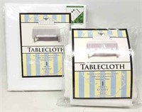 (2) Teflon Coated Table Cloths