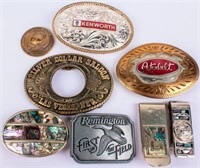 Fantastic lot of Belt Buckles Money Clips