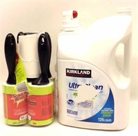 Kirkland Laundry Detergent & (5) Lint Rollers