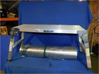 Mastercraft aluminum bench, roll of tin sheeting