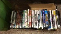 Group of PlayStation games, Xbox games, wii
