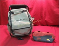 Folding Camp Stool/Chair w/ Rock River Back Pack