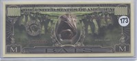 Vampire Bats Spooky 2004 One Million Dollar Note
