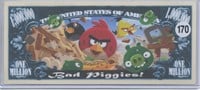 Angry Birds Bad Piggies One Million Dollar Note