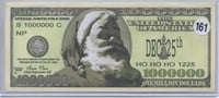 Santa Claus One Million Dollar Novelty Note