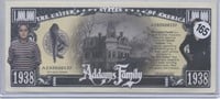 Addams Family 1938 One Million Dollar Novelty Note