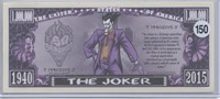The Joker 1940 2015 Novelty Note