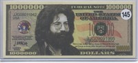 Jerry Garcia Grateful Dead Million Dollar Note
