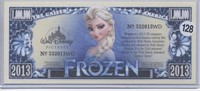 2013 Frozen Novelty Note Million Dollars