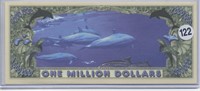 One Million Dolphin Dollars Novelty Note