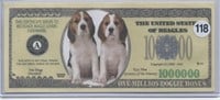 United State of Beagles One Million Dollar Novelty