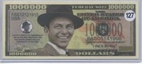 Frank Sinatra I did it My Way Million Dollar Note
