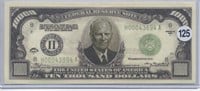 Eisenhower 10,000 Dollar Novelty Note
