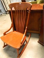 Little, Wooden, Highback Rocking Chair