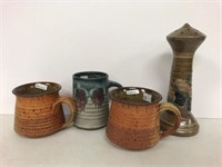 4 Pieces Pottery