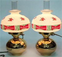 Vintage 1970’s Budweiser Innkeepers Lamps