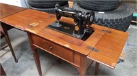 Antique Singer Sewing Machine w/ Sewing Cabinet