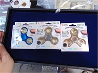 3 Chrome Fidget Spinners