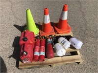 Pallet - Cones, Cans, Extinguishers Etc