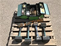4 Flooring Tools and Tool Box