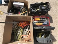 Pallet - Tool Bag, Boxes of Tools,Straps