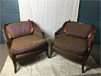 Pair of Vintage Upholstered Chairs