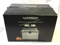 Brand new Waring 3 basket digital deep fryer