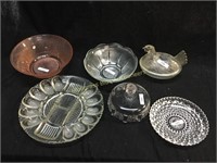 Lot of Cut Glass Pieces