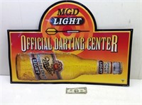 MGD Light Metal Beer Sign