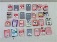 (28) Decks of Retired Casino Playing Cards
