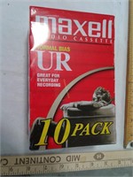 NIB Maxell cassette tapes