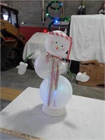 Lighted snowman
