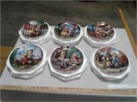 6 Hummel collector plates