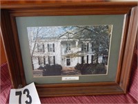 FRAMED MATTED PRINT  "MONTHAVEN"  13  X  17