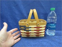'09 longaberger little market made in usa basket