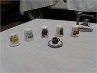 Thimbles & miniature figurines
