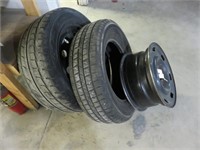 (2) Misc. Tires & Rims