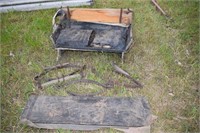 ANTIQUE WAGON SEAT & SPRINGS ! FD