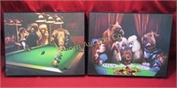 Framed Prints; Dogs Playing Poker,