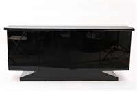 BLACK LACQUER SIDEBOARD