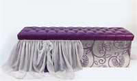 CARLO RAMPAZZI CUSTOM TUFTED BENCH