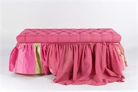 CARLO RAMPAZZI ROLLING TUFTED BENCH