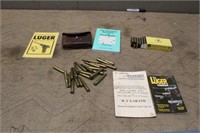 Assortment of Gun Manuals with Box of .380 Shells,
