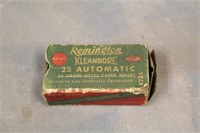 Remington Kleanbore .25 Automatic Ammunition