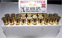 20 pcs. .32 Winchester SPL cartridges