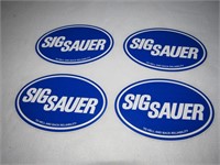 4 Sig Sauer decals (4X)