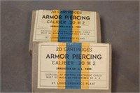 (39) Rounds of Armor Piercing .30 CAL Ammunition