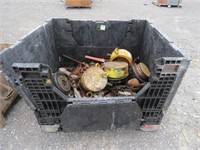 Crate of used Hoists and Cylinders-